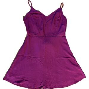 Lulus Women's Fuschia‎ Spaghetti Strap Flared Dress Size L